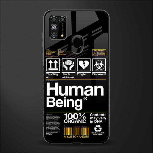human being label phone cover for samsung galaxy m31 prime edition