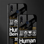 human being label phone cover for samsung galaxy m10s