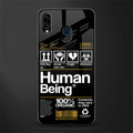 human being label phone cover for samsung galaxy m10s