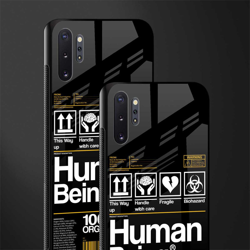 human being label phone cover for samsung galaxy note 10 plus