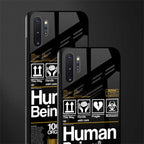 human being label phone cover for samsung galaxy note 10 plus