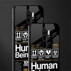 human being label phone cover for redmi note 8 pro