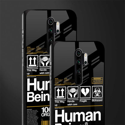 human being label phone cover for redmi note 8 pro
