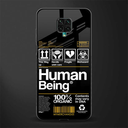 human being label phone cover for redmi note 9 pro max