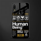 human being label phone cover for redmi y3