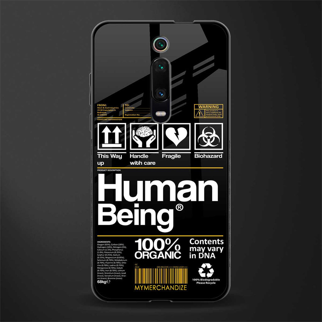 human being label phone cover for redmi k20 pro