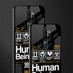 human being label phone cover for oppo a9 2020