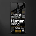 human being label phone cover for oppo a9 2020