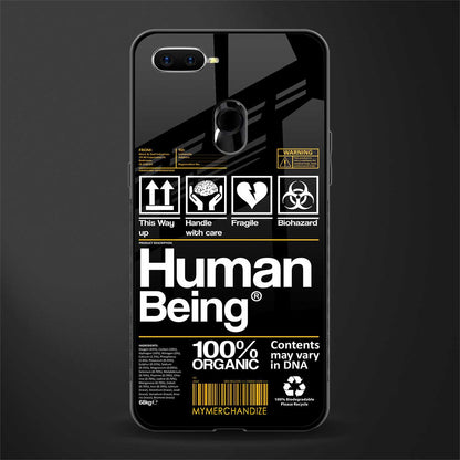 human being label phone cover for oppo a7