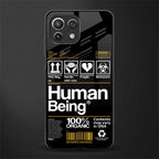 human being label phone cover for mi 11 lite