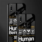 human being label phone cover for realme 3 pro