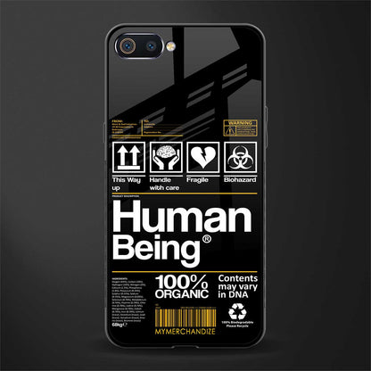 human being label phone cover for realme c2