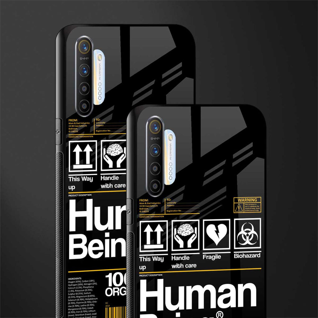human being label phone cover for realme xt