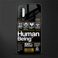 human being label phone cover for realme xt