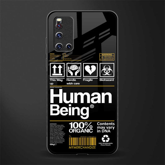 human being label phone cover for vivo v19