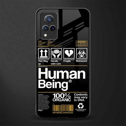 human being label phone cover for vivo v21 5g