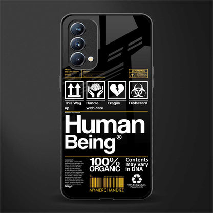 human being label phone cover for oppo f19s