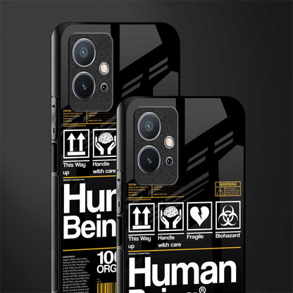 human being label phone cover for vivo y75 5g