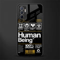 human being label phone cover for vivo v23e