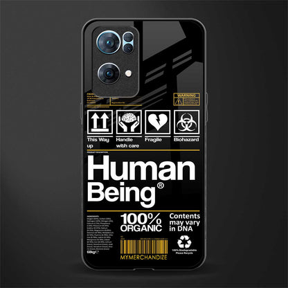 human being label phone cover for oppo reno7 pro 5g