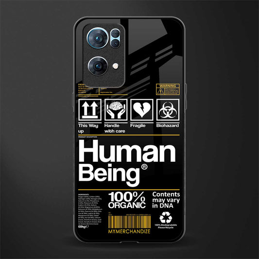 human being label phone cover for oppo reno7 pro 5g