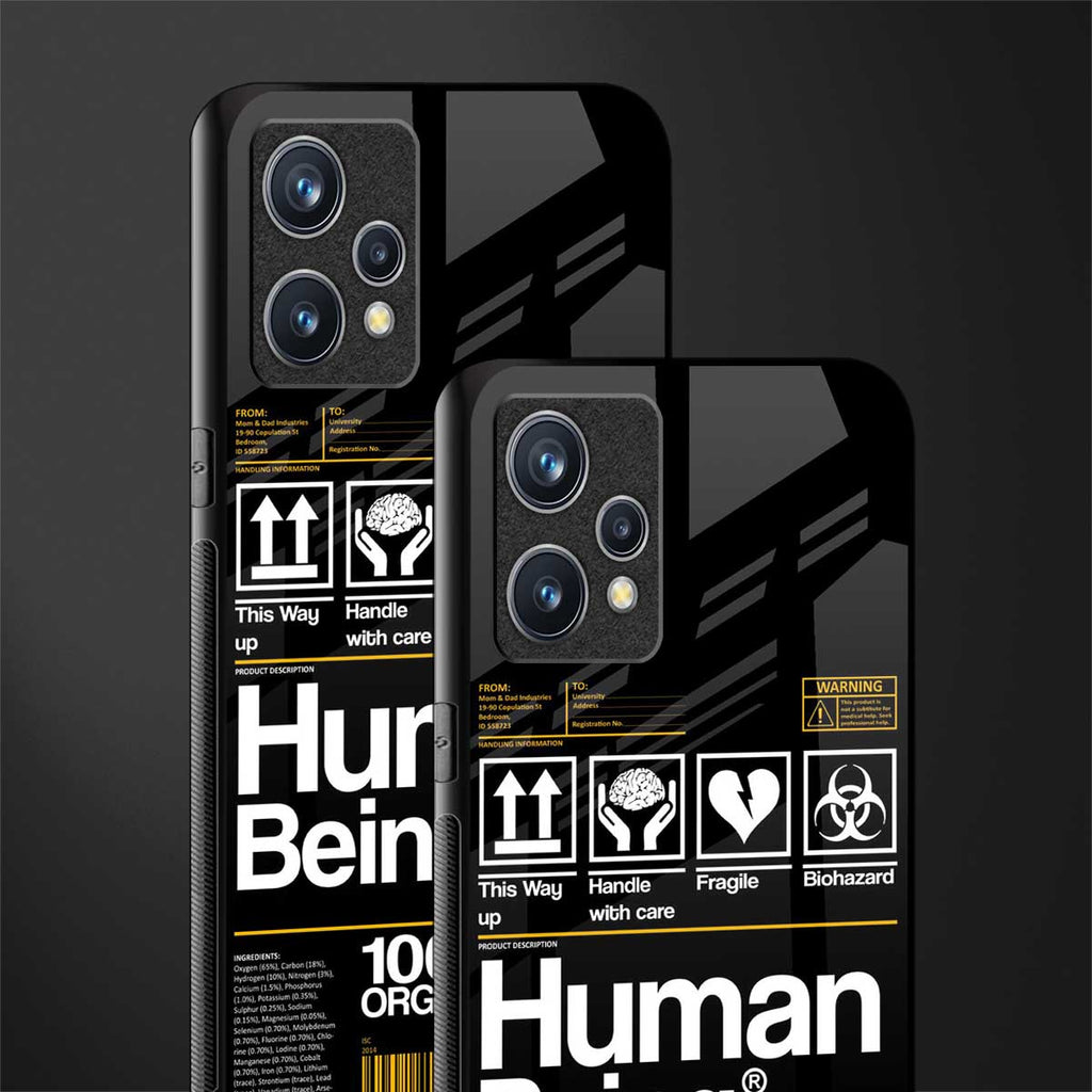 human being label phone cover for realme 9 pro plus 5g