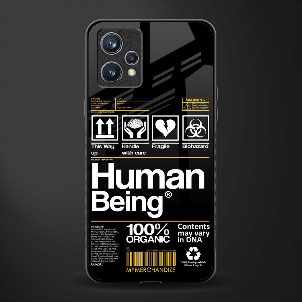 human being label phone cover for realme 9 pro plus 5g