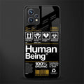 human being label phone cover for realme 9 pro plus 5g