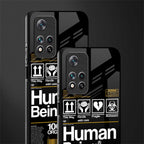human being label phone cover for poco m4 pro 5g