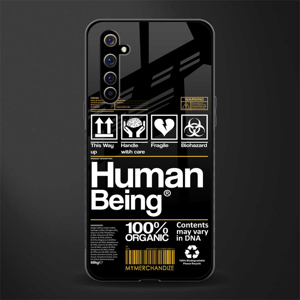 human being label phone cover for realme x50 pro