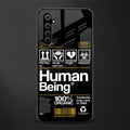 human being label phone cover for realme x50 pro