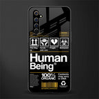 human being label phone cover for realme x50 pro