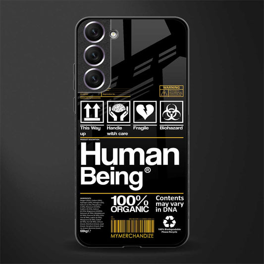 human being label phone cover for samsung galaxy s21 fe 5g