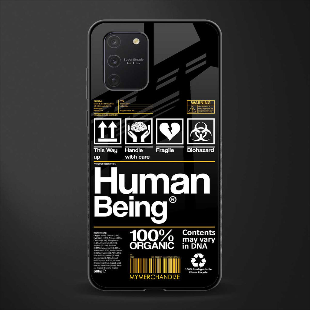 human being label phone cover for samsung galaxy s10 lite