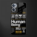 human being label phone cover for oneplus nord ce 2 5g