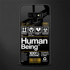 human being label phone cover for samsung galaxy note 9