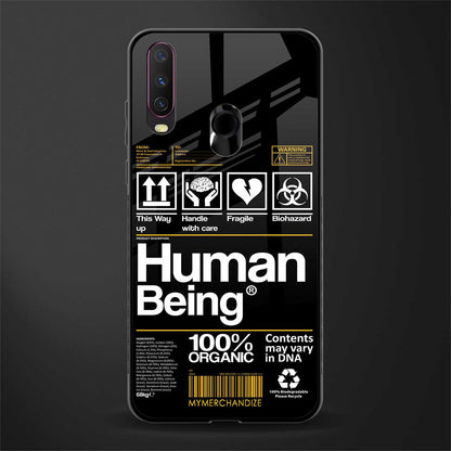 human being label phone cover for vivo y12