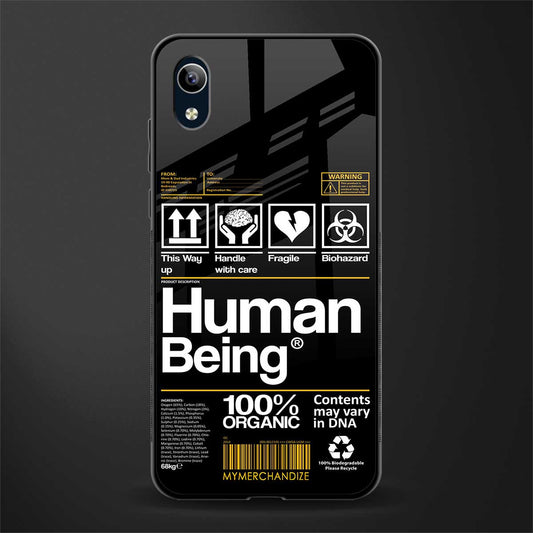 human being label phone cover for vivo y90