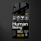 human being label phone cover for vivo y91i