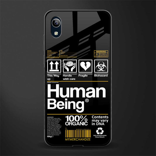 human being label phone cover for vivo y1s without fingerprint