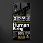 human being label phone cover for vivo y91