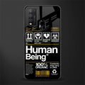 human being label phone cover for vivo y30