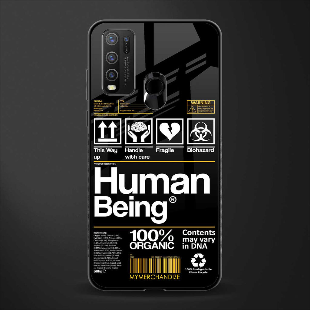 human being label phone cover for vivo y50