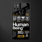 human being label phone cover for realme narzo 30a