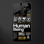 human being label phone cover for poco m2