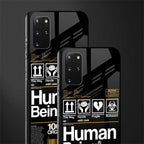 human being label phone cover for samsung galaxy s20 plus