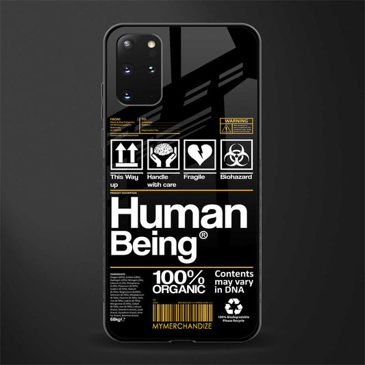 human being label phone cover for samsung galaxy s20 plus