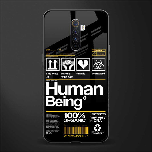 human being label phone cover for realme x2 pro