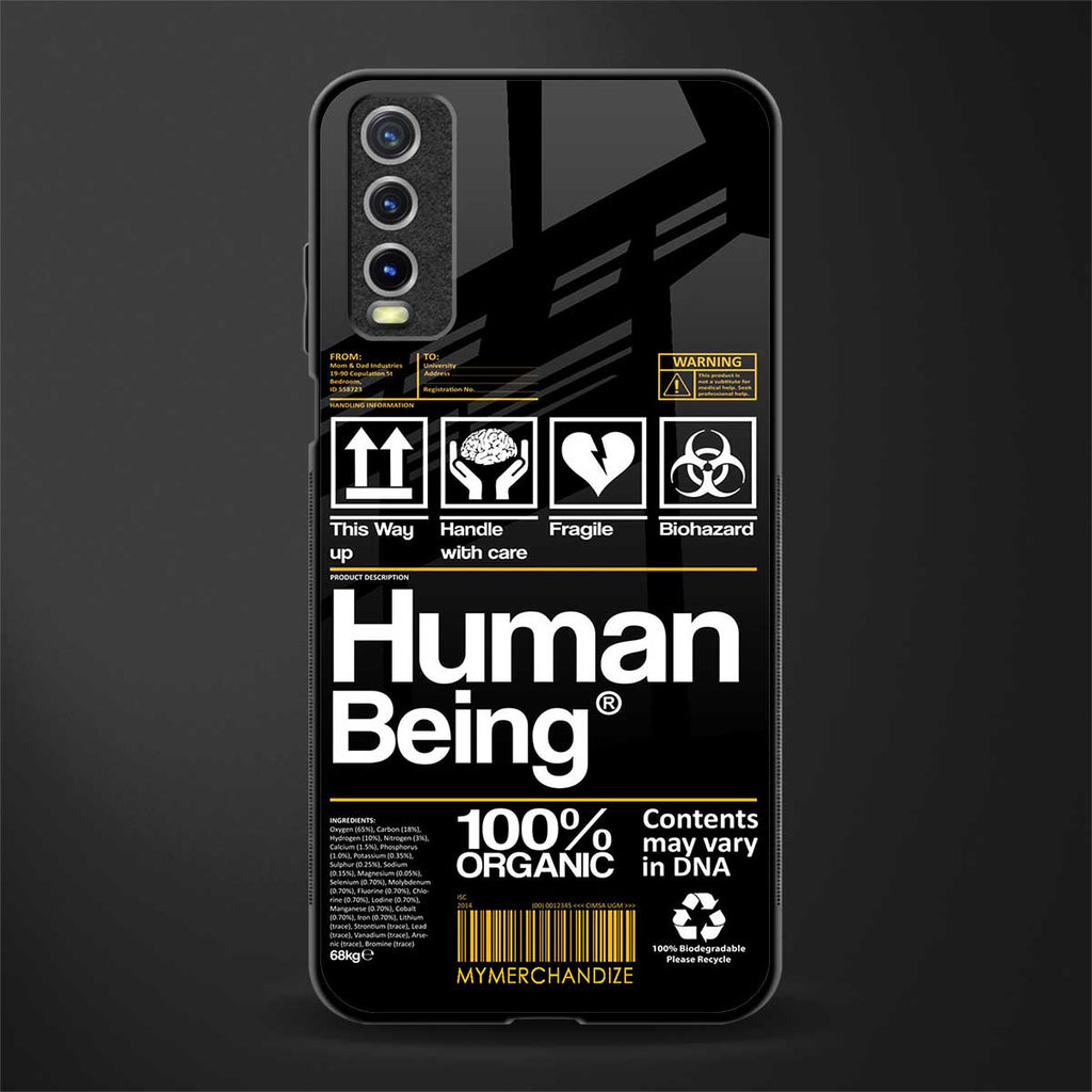 human being label phone cover for vivo y12s