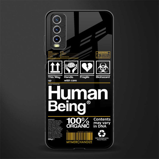 human being label phone cover for vivo y12s